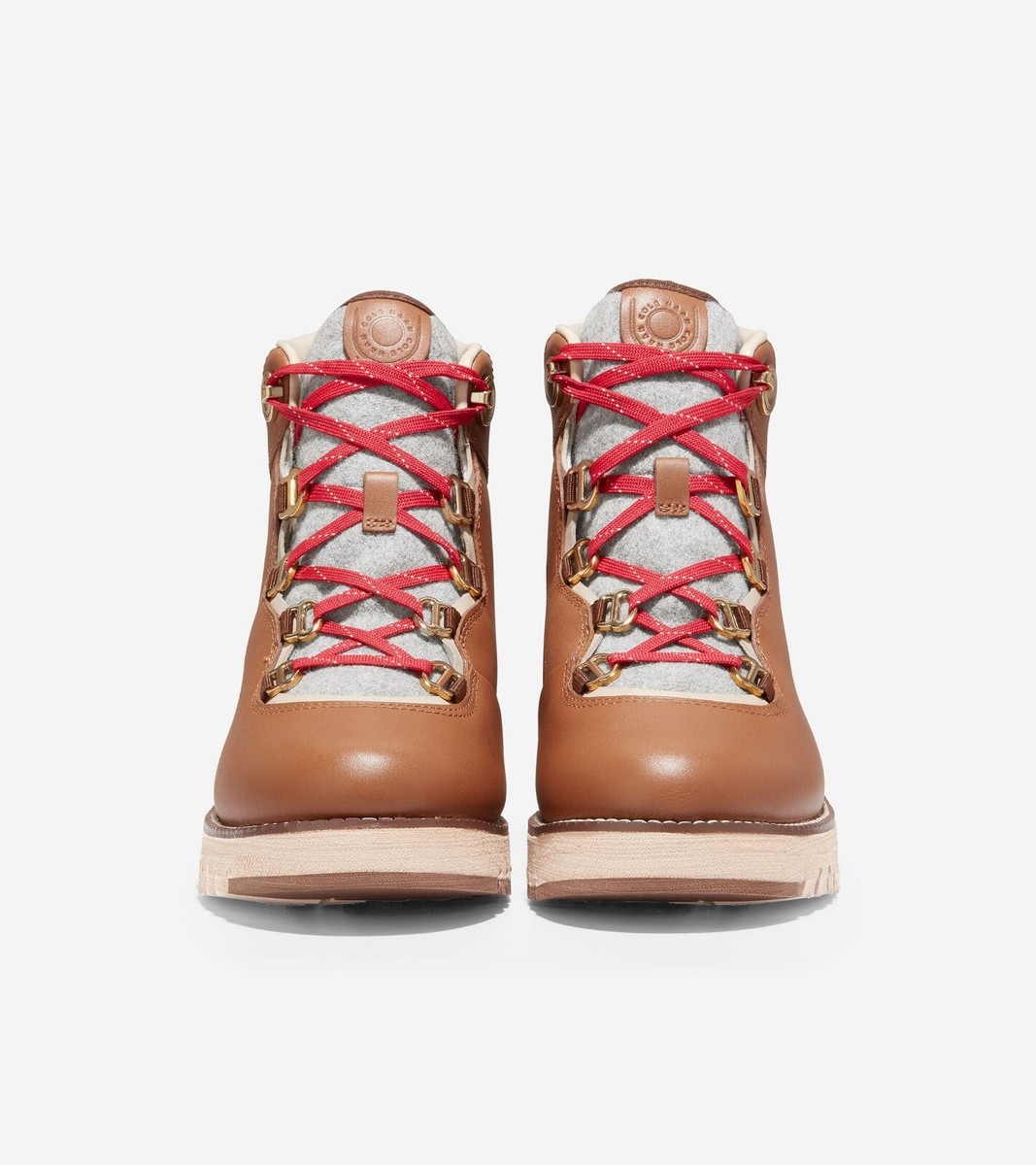 Cole Haan Women's ZEROGRAND City Lace-up Wedge Boot British