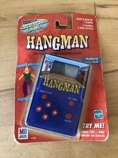 NEW HANGMAN ELECTRONIC HANDHELD CREDIT CARD SIZE GAME HASBRO MILTON BRADLEY