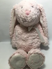 Vintage Wendy Bellissimo 15" Pink Love BUNNY Easter  Plush Stuffed Animal Toy