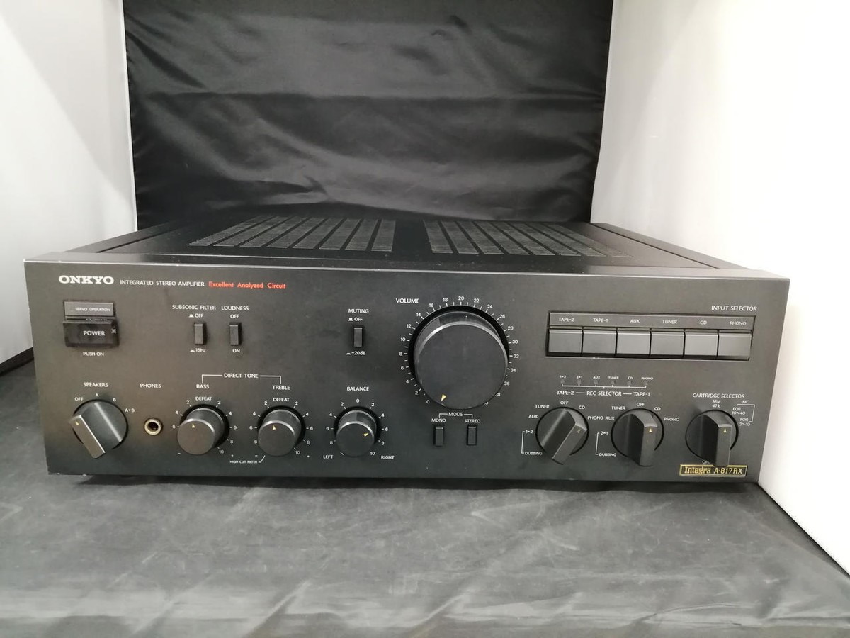 t*t様 ONKYO INTEGRATED AMPLIFIER MODEL A- Onkyo A-7 Integrated Amplifier | Analog | 2 Channels | 5