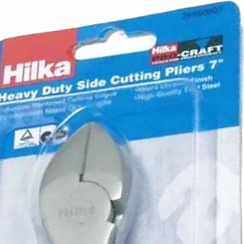 7" 180mm Side Cutting Pliers Hilka Wire Cable Cutting Soft Grip Handles - Picture 5 of 8
