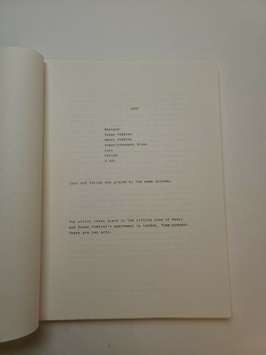 DIE WELT UM FÜNFUNDVIERZIG GRAD / Christopher Wood 1990er Spielskript - Bild 3 von 12