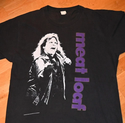 MEAT LOAF Rare! TOUR concert tee t-shirt 1980s vintage concert t-shirt, vintage, size XL, single stitch, B+ condition