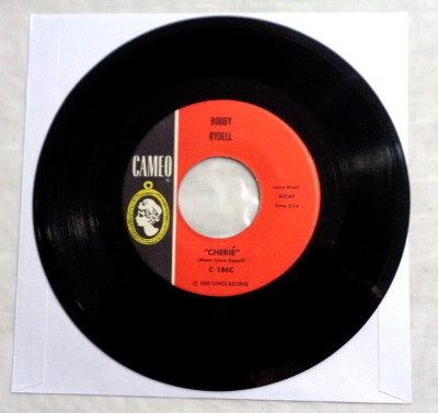 Bobby Rydell: Cherie 1960 Cameo Records C-186 Audio Matrix Bell Sound Press VG++