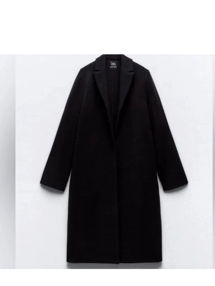 lapel coat women's zara