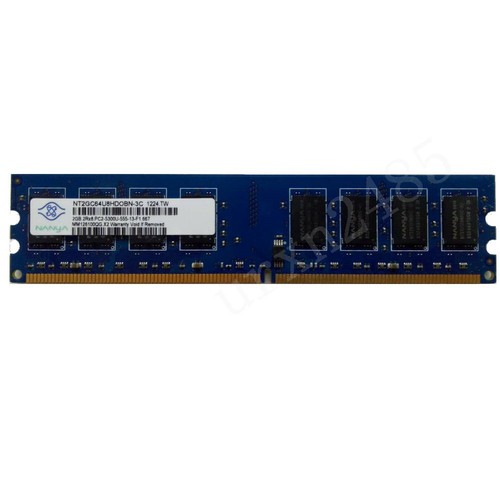 4GB 2x 2GB PC2-5300U DDR2 667MHz 240pin DIMM Upgrade Desktop Memory SDRAM NANYA - Picture 7 of 9