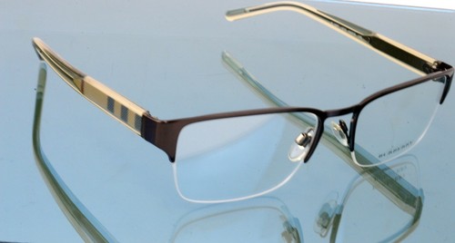 BURBERRY Eyeglasses Eyewear Sunglass Nova Check Accessorries Unisex Italy Good - Picture 2 of 12