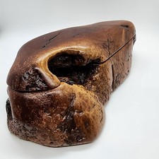 Large Exotic Wood Burl Manzanita Box w/ Green Felt