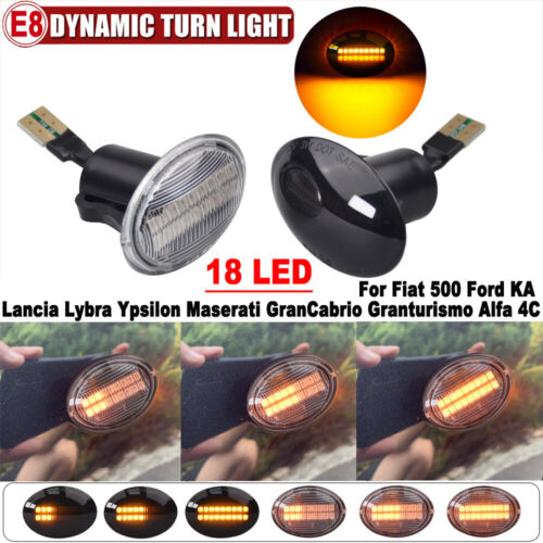 For Maserati GranCabrio Granturismo Quattroporte LED Dynamic Side Marker Light - Picture 2 of 34