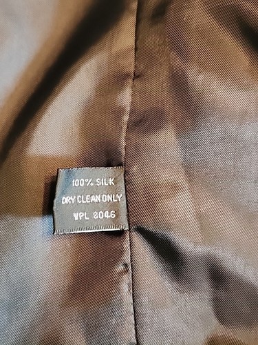 Men's 42R Savile Row Black Gray 100% Silk Tweed Suit Jacket Blazer Sport Coat - Picture 6 of 11