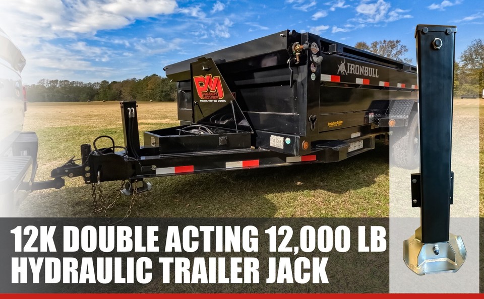 Complete Single Hydraulic Trailer Jack Leg Kit 12,000 lb. Capacity eBay