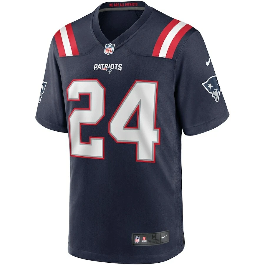 New England Patriots Ty Law 24 Nike Men s Navy Official NFL Retired Game Jersey