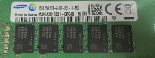 Nueva Original Samsung 16GB DDR4 PC4 PC4 PC4-2400T Estación de Trabajo Servidor Memoria Registrada - Imagen 2 de 3