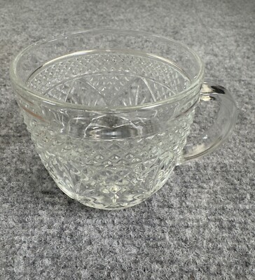 Luminarc Cristal D'Arques Durand Crystal ANTIQUE Snack Set Cups Vintage 12 Piece