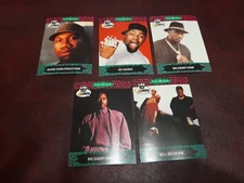 1991 yo mtv raps cards lot of 5 Bell Biv Devoe, Big Daddy Kane, Biz Markie,  