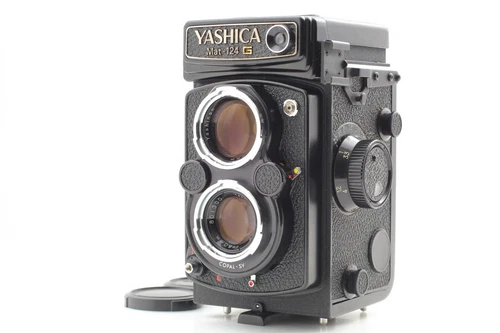 Meter Works [NEAR MINT] Yashica Mat 124G 6x6 TLR Film Camera From JAPAN