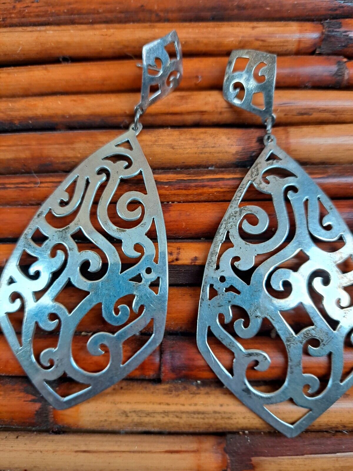 Gorgeous vintage Ststement  sterling silver 925 P… - image 3