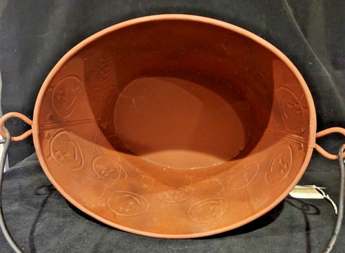 Boyds HC Accents "Tricksters Treat Pail" Metalleimer mit Holzgriffen -- Neu mit Etikett - Bild 2 von 5