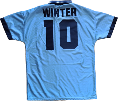 maglia calcio vintage SS Lazio Umbro Winter 1995 1996 Banca shirt