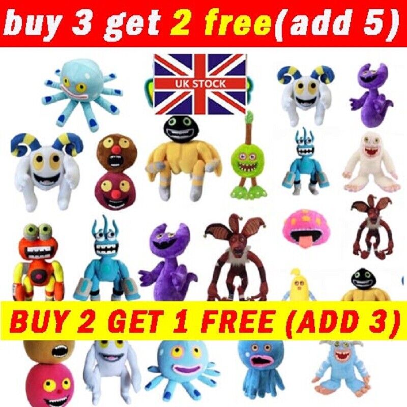 32cm Epic Wubbox My Singing Monsters Plush Doll Game Figure Monster Doll  Toys