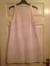 Abito bianco Zara, taglia L