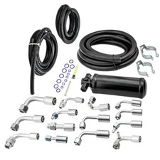 Universal 134a Air Conditioning Hose Kit R-ring Fittings Drierac Hose Kit