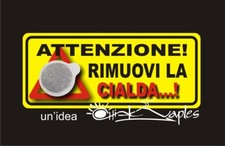 Etichetta Adesiva Macchina caffè cialde tipo Borbone Lavazza ecc Differenziata