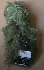 1 Skein olive green eyelash Nylon Yarn Feza LADY