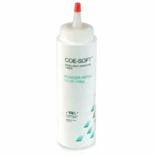 Coe-Soft 6 oz. Powder Denture Reline Material, Self-Cure. EXP: 08/2027