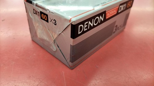 DENON DX1 60 Audio Cassette Tape Rare Set of 3 Normal 60 minutes New Unused item - Afbeelding 2 van 7