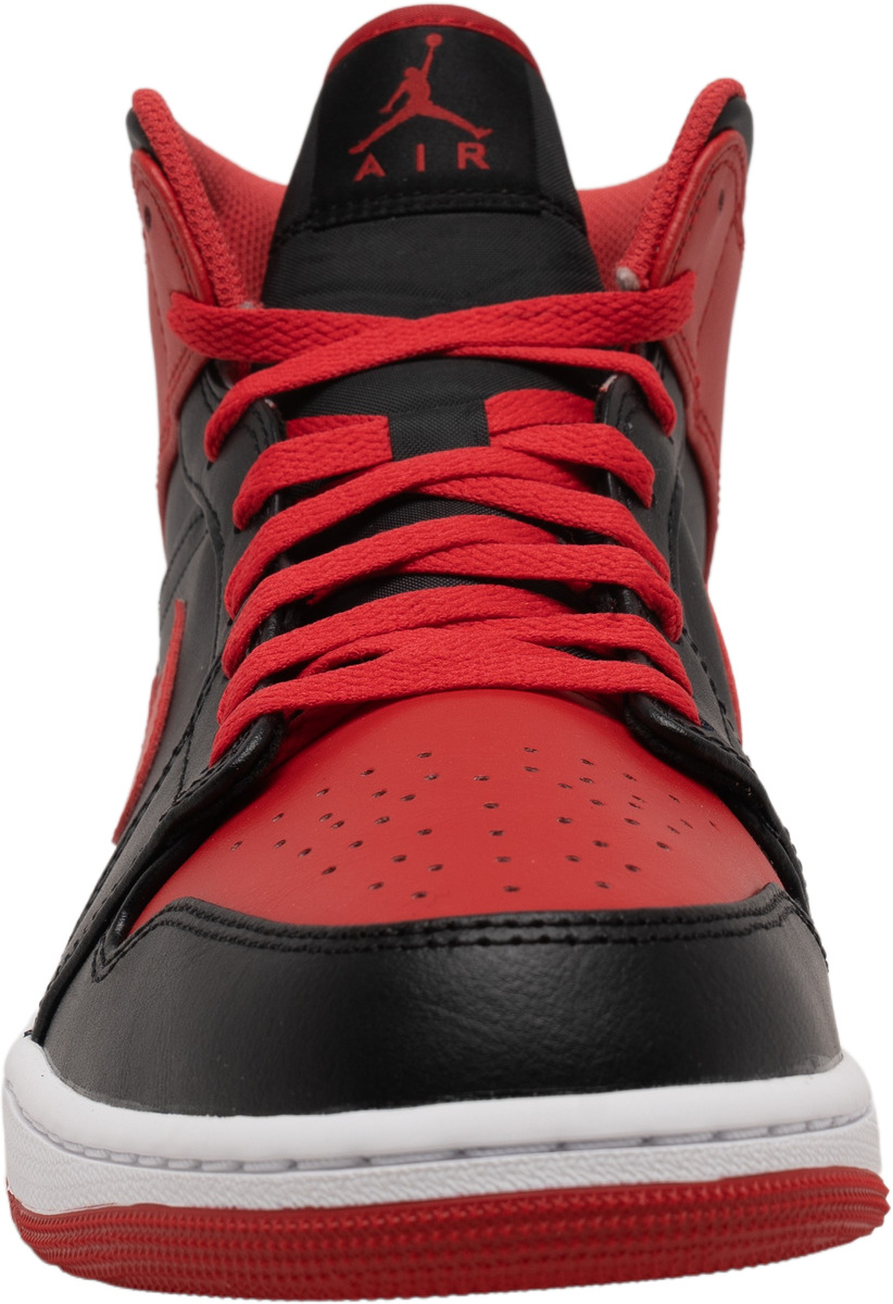 Jordan Air Jordan 1 Mid Alternate Bred Mens Lifestyle Shoes Black