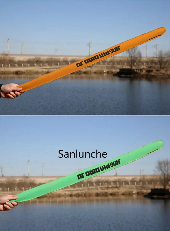 Vara de pesca elástica manga algodão meia capa bolsa de armazenamento protetor 5 cores - Imagem 4 de 4