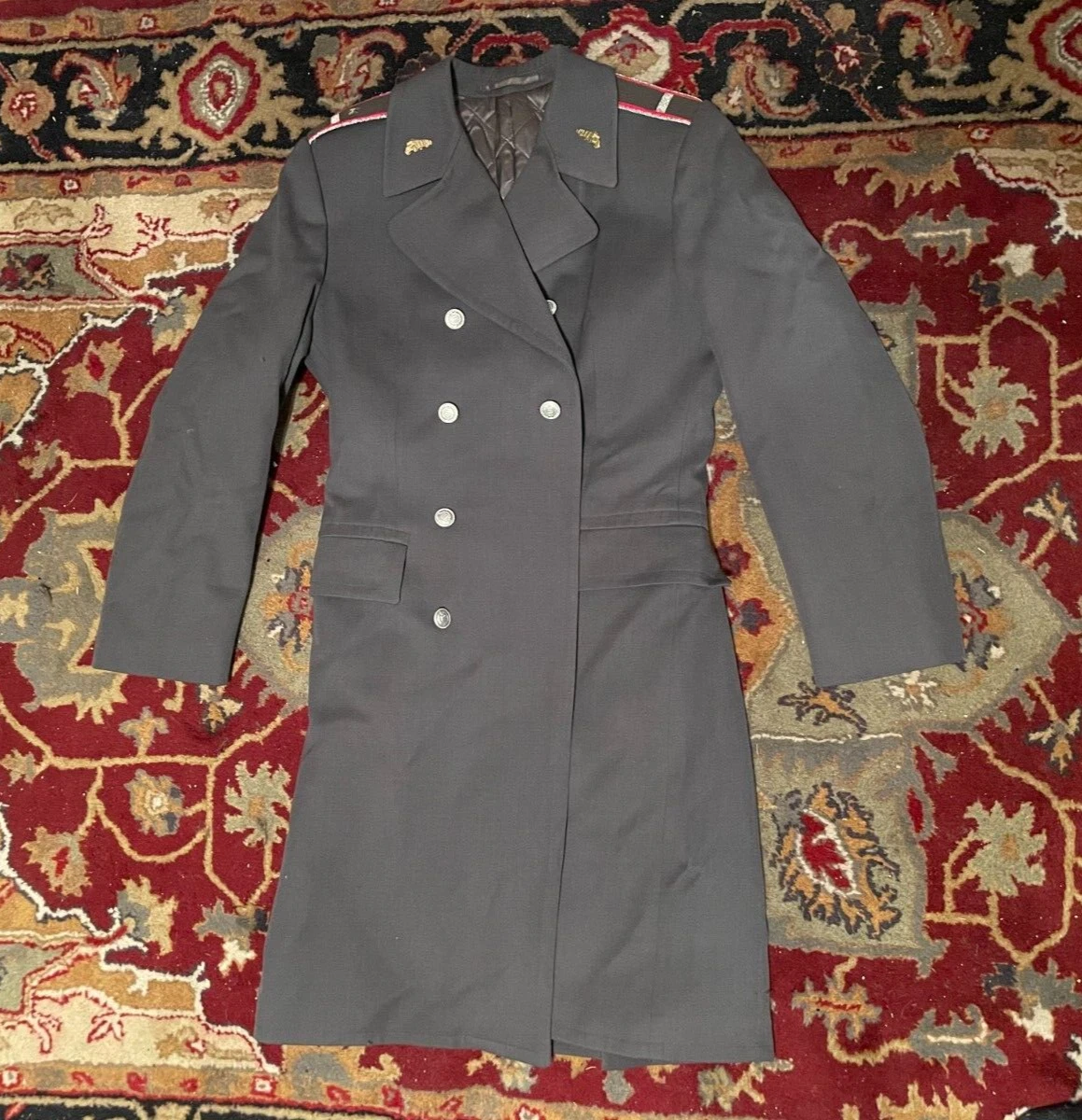 Hungarian military surplus best sale double breasted trench coat
