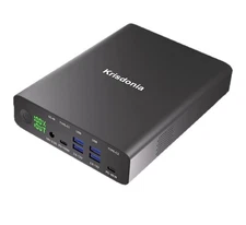 Krisdonia 64000mAh 100W USBC Power Bank Fast Charger for Laptop MacBook iPad