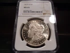 1879-S MS65 Morgan Silver Dollar NGC Certified Gem - Frosty White