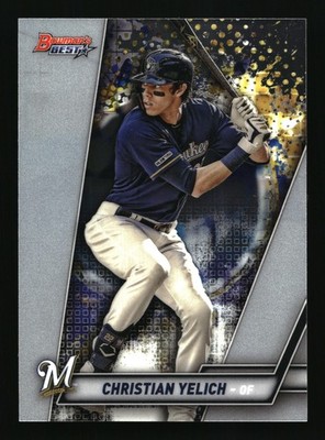 2019 Bowman's Best  Christian Yelich #70 Milwaukee Brewers