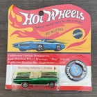 Vintage 1969 Hot Wheels Redline Green 57 T- Bird on Card Blisterpack