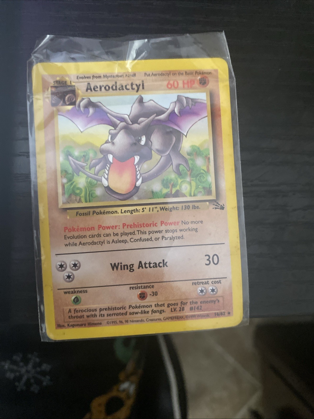 Aerodactyl 16/62 Fossil Regular