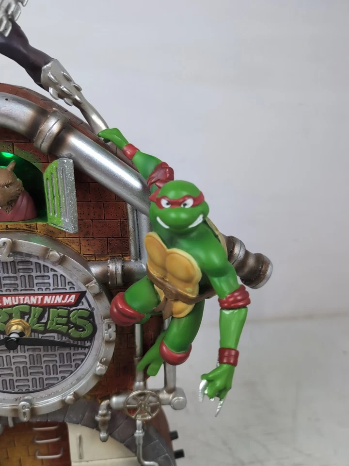 Reloj de cuco raro Bradford Exchange 2017 Teenage Mutant Ninja Turtles - Funciona Foto 4 de 4