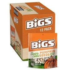BIGS Simply Salted Homestyle Roast Pumpkin Seeds, Low Carb Lifestyle, 5-oz. Bag