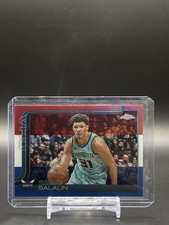 2025-26 Topps Chrome Basketball #8 (Red White Blue Refractor) TIDJANE SALAUN