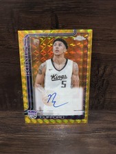 2025-26 Topps Chrome - Nique Clifford #274 Gold Geometric Refractor /50 (RC)
