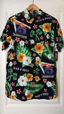 In-N-Out Burger 75th Anniversary Hawaiian Shirt 2023 Limited Edition Size L NWT 