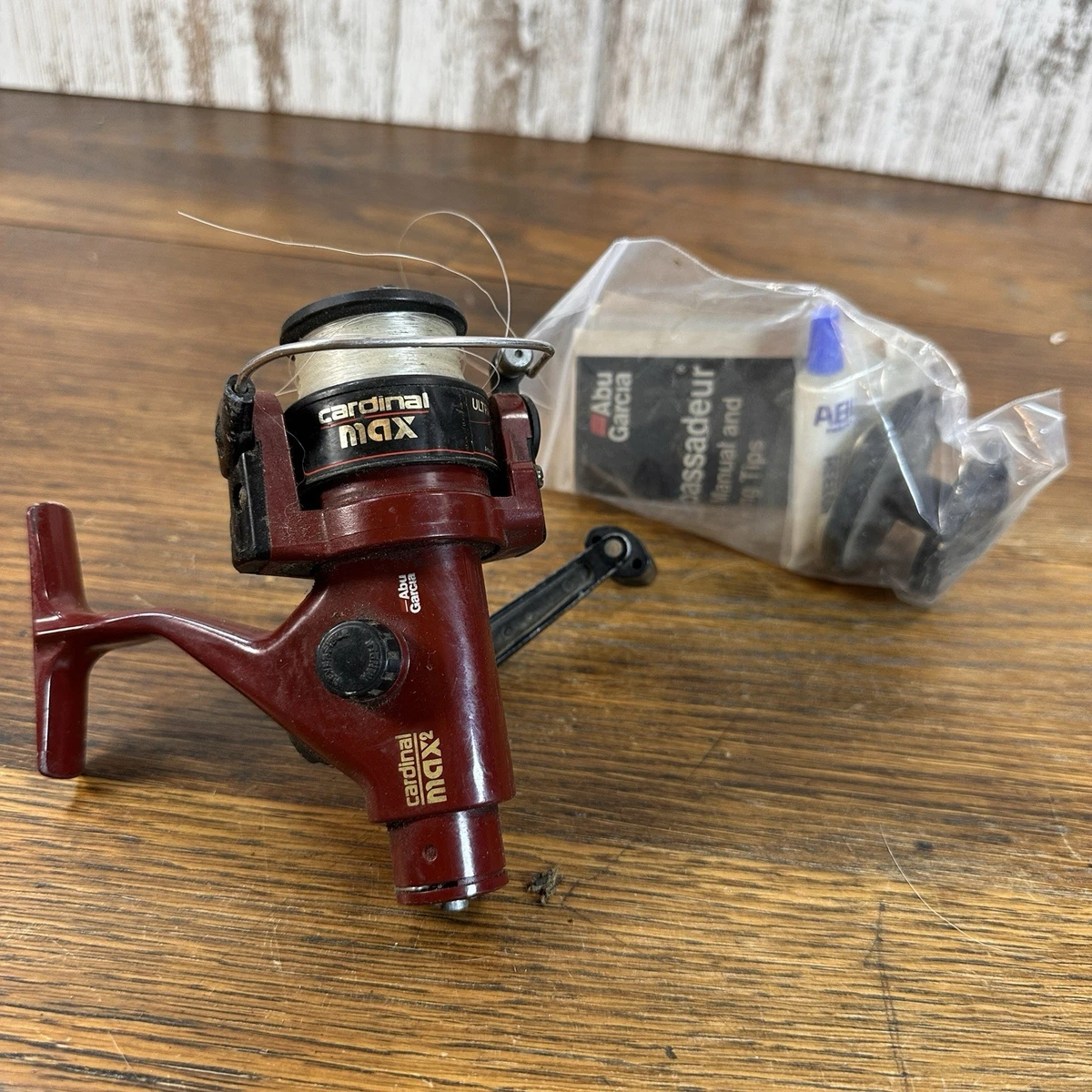 Moulinet Toupie Vintage Abu Garcia Cardinal 762 GTi - Testé Fonctionnel - Pêche Eau Douce