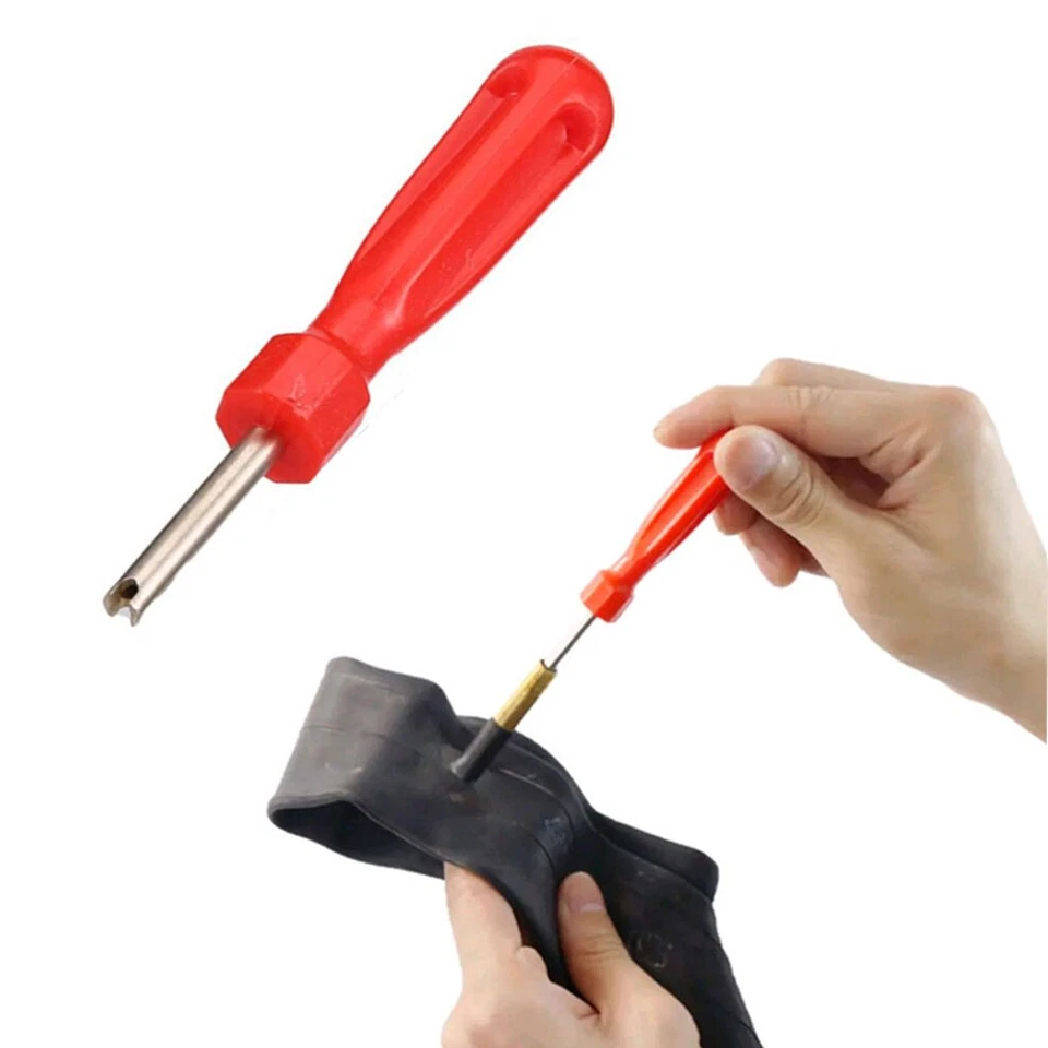 5pcs Car Truck Bike Tire Screwdriver Valve Stem Core Remover Repair Install Tool - Image 3 of 4