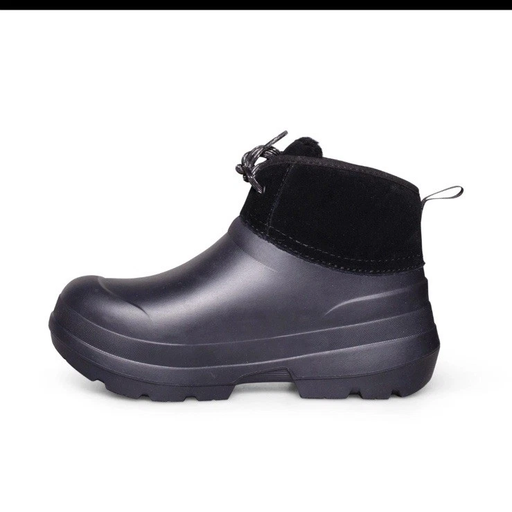 UGG TASMAN X LACE BLACK SUEDE WOOL WATERPROOF WOMEN'S BOOTS SIZE US 8/UK 6 NEW - Image 4 of 4