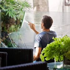 2 Pcs Shower Squeegee for Shower Glass Doors,Car Window Windshield Mirror Til...