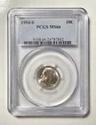 1954 S Roosevelt Dime PCGS MS66, 90% Silver, No Reserve
