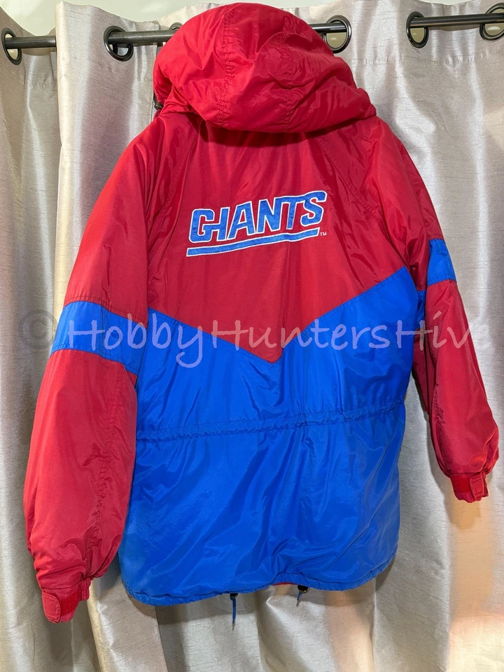 纽约巨人队 NFL 比赛日男式 Puffer 外套/夹克 Turbo Sportswear XL  — 第 2/4 张图片