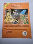 Advanced Dungeons & Dragons S2 White Plume Mountain Dungeon Module 9027 TSR